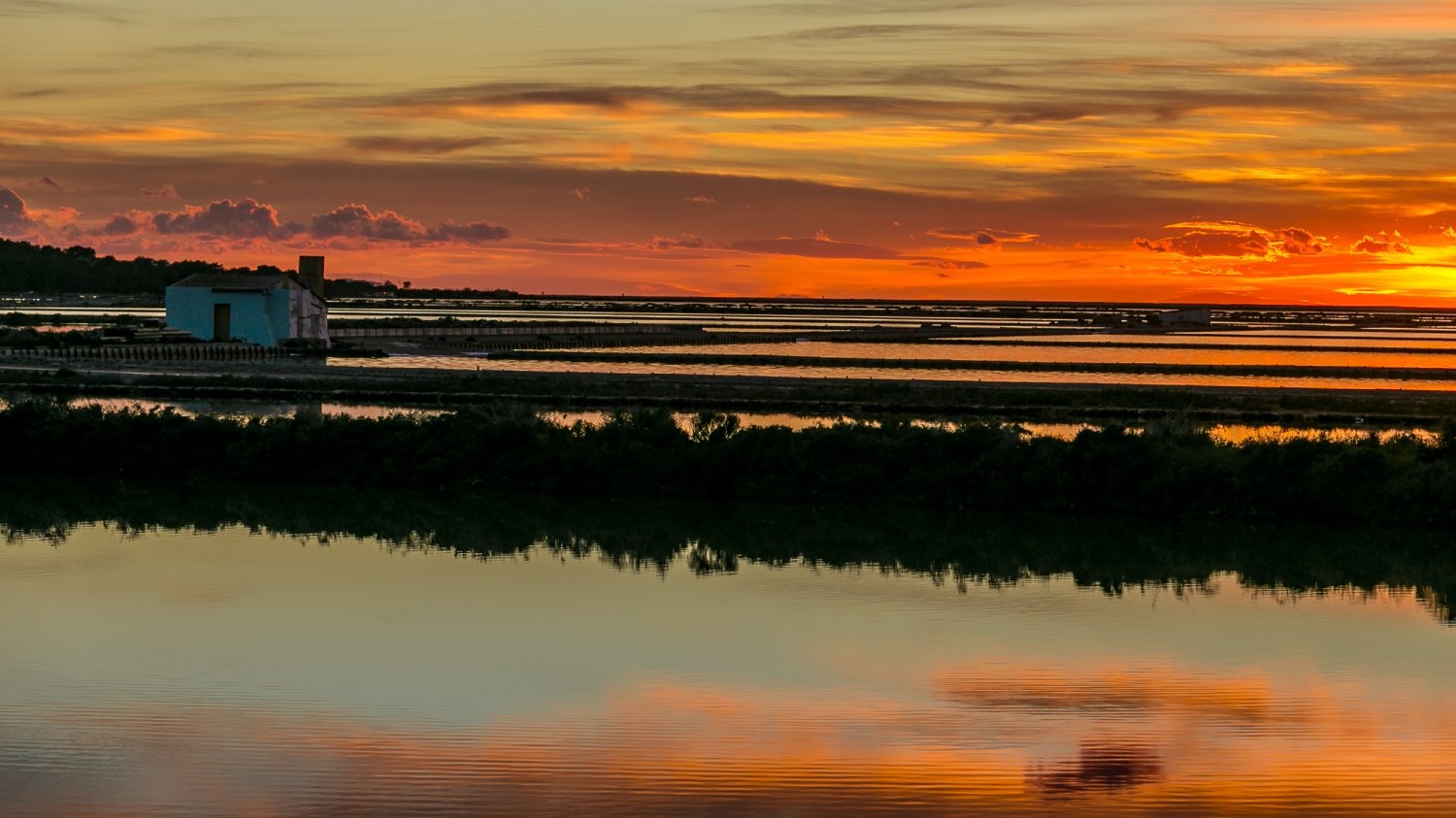 Ses Salines Salineres sunset