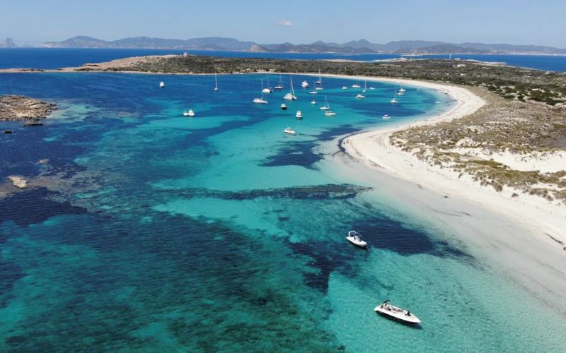 Isla de s'Espalmador en Formentera