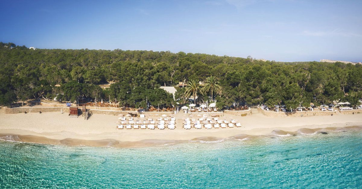Beach club with sea views in Ibiza