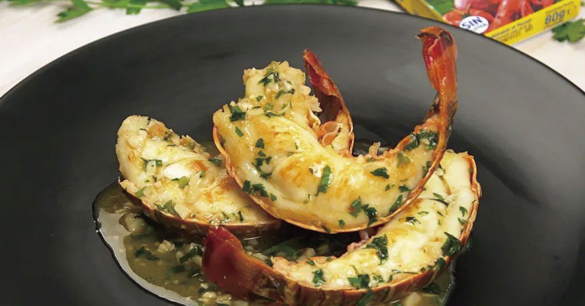 Lobster with garlic and parsley in Ibiza